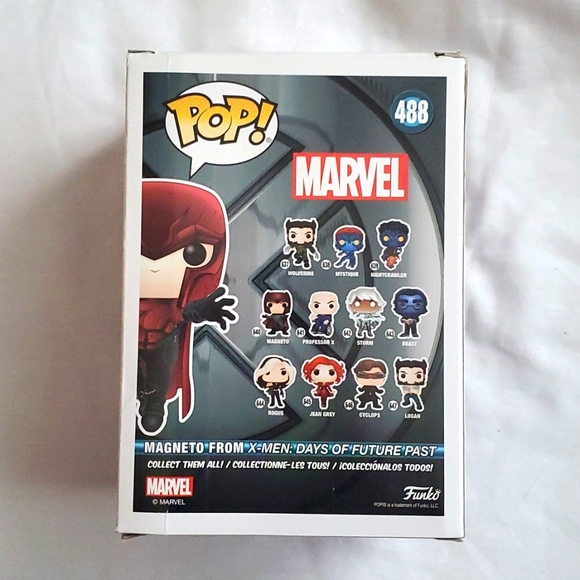 : Funko Pop MARVEL  X-Men MAGNETO # 488 bobble-head - Picture 3 of 8